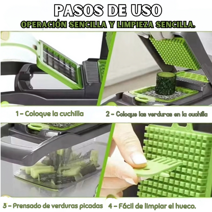 🔥 VeggiTek® 16 Pro – El cortador de verduras más completo del mercado 🥕🍅🔪