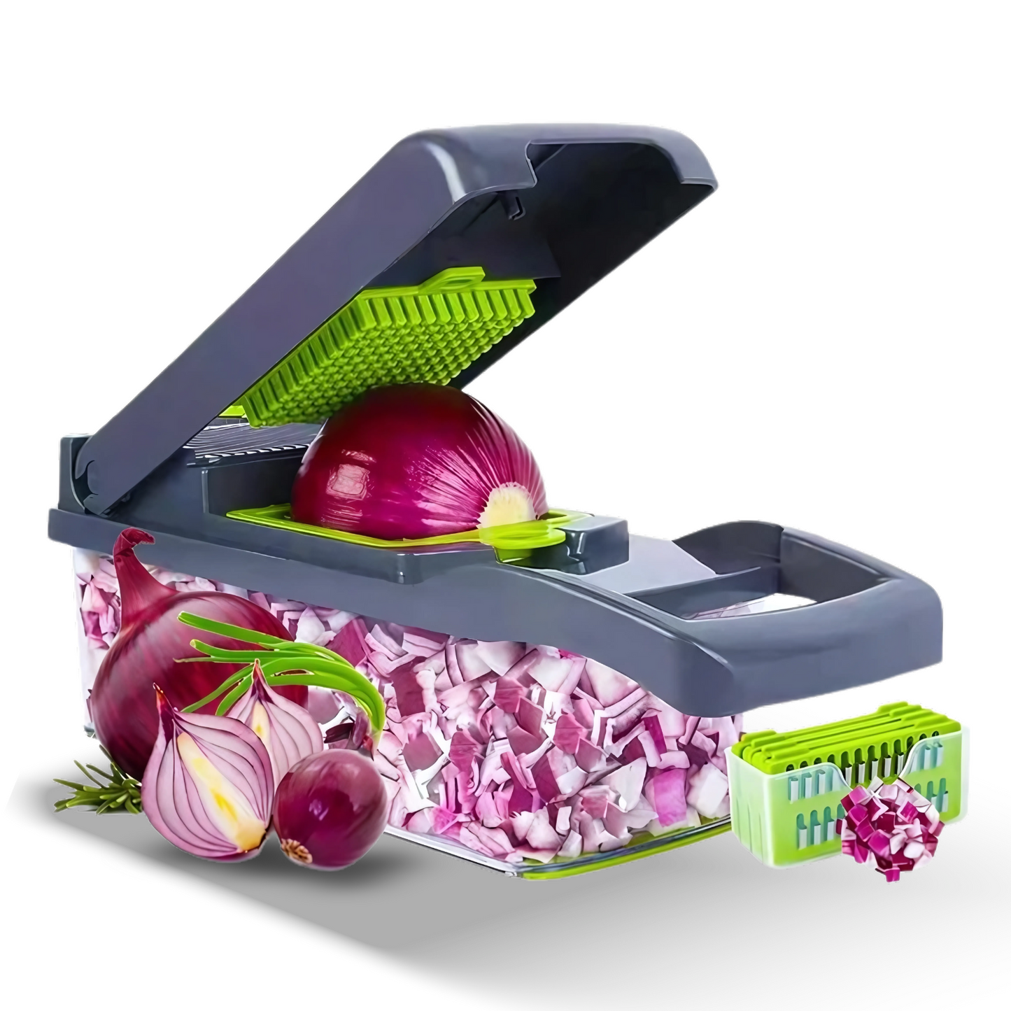 🔥 VeggiTek® 16 Pro – El cortador de verduras más completo del mercado 🥕🍅🔪